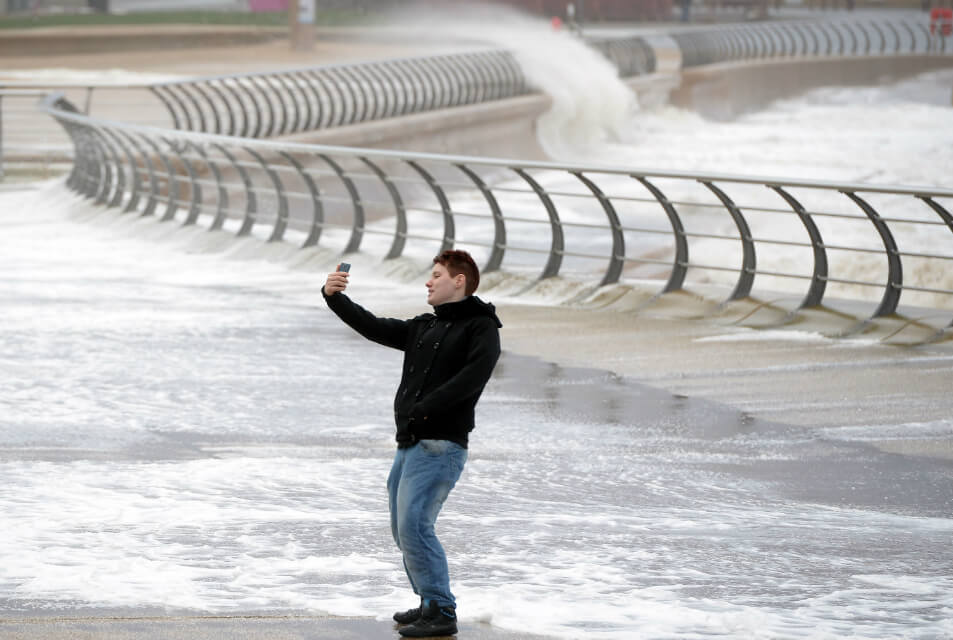 storm selfie